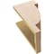 Ekena Millwork 8"W x 8"D x 16"H Wide Alpine Rough Cedar Woodgrain TimberThane Corbel, Primed Tan CORUR08X08X16ALPRCPR - alternate 2